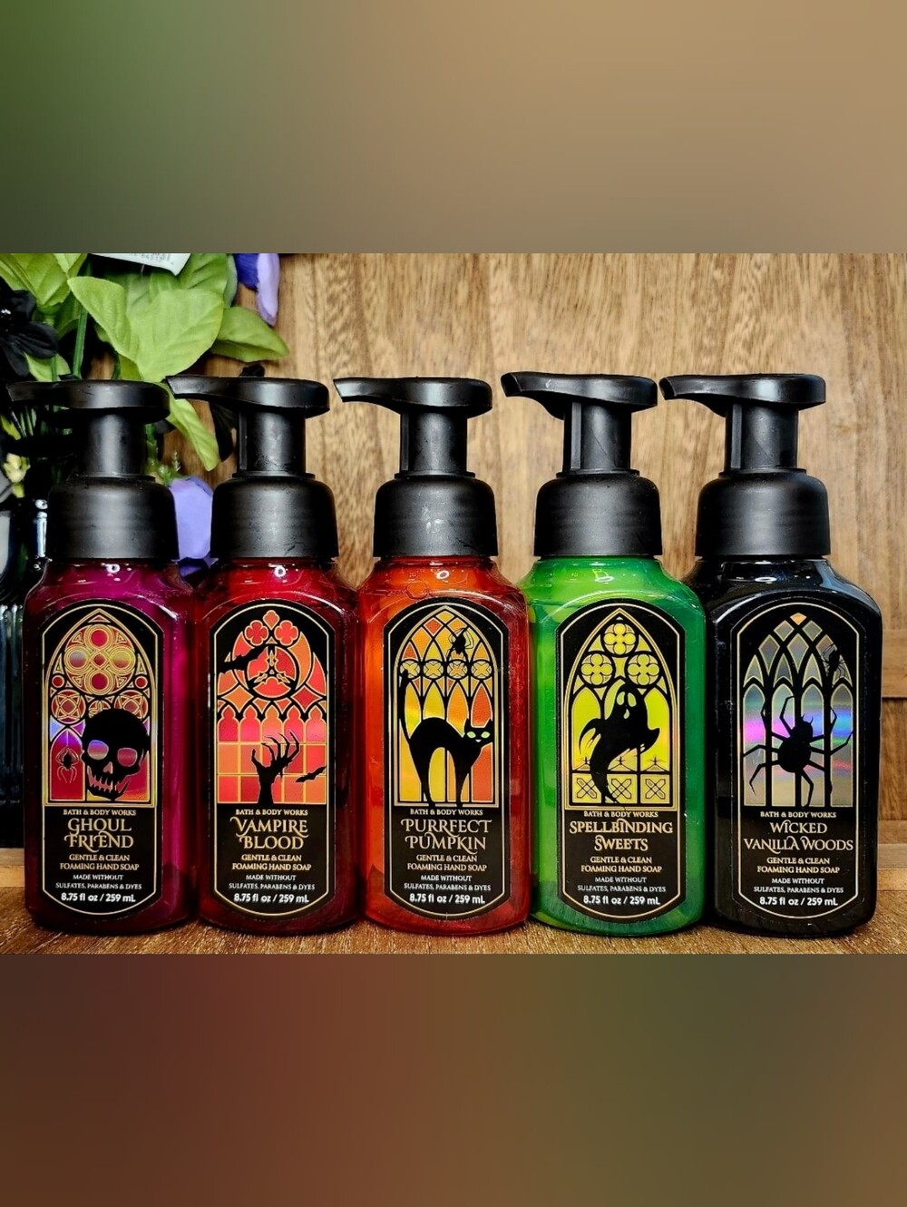 (5) Bath & Body Works Halloween Foaming Hand Soaps
